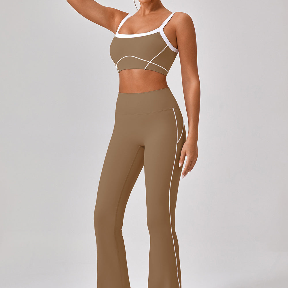 'Mia' Split Flare Leggings