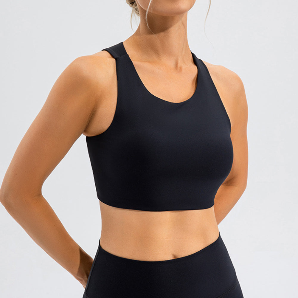 'Sophia' Asymmetric Back Sports Bra