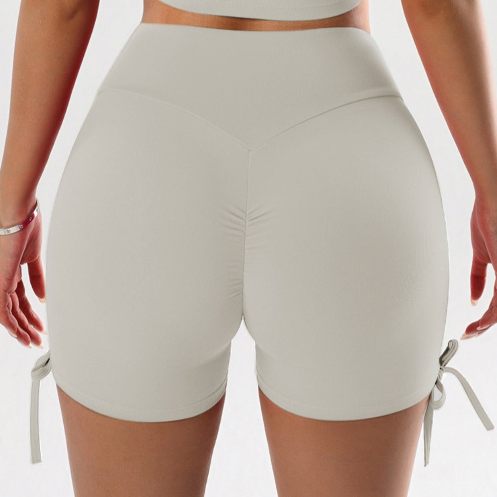 'Harper' Drawstring Crossover Scrunch Short
