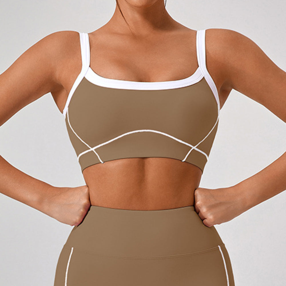 'Mia' Wide Strap Scoop Bra