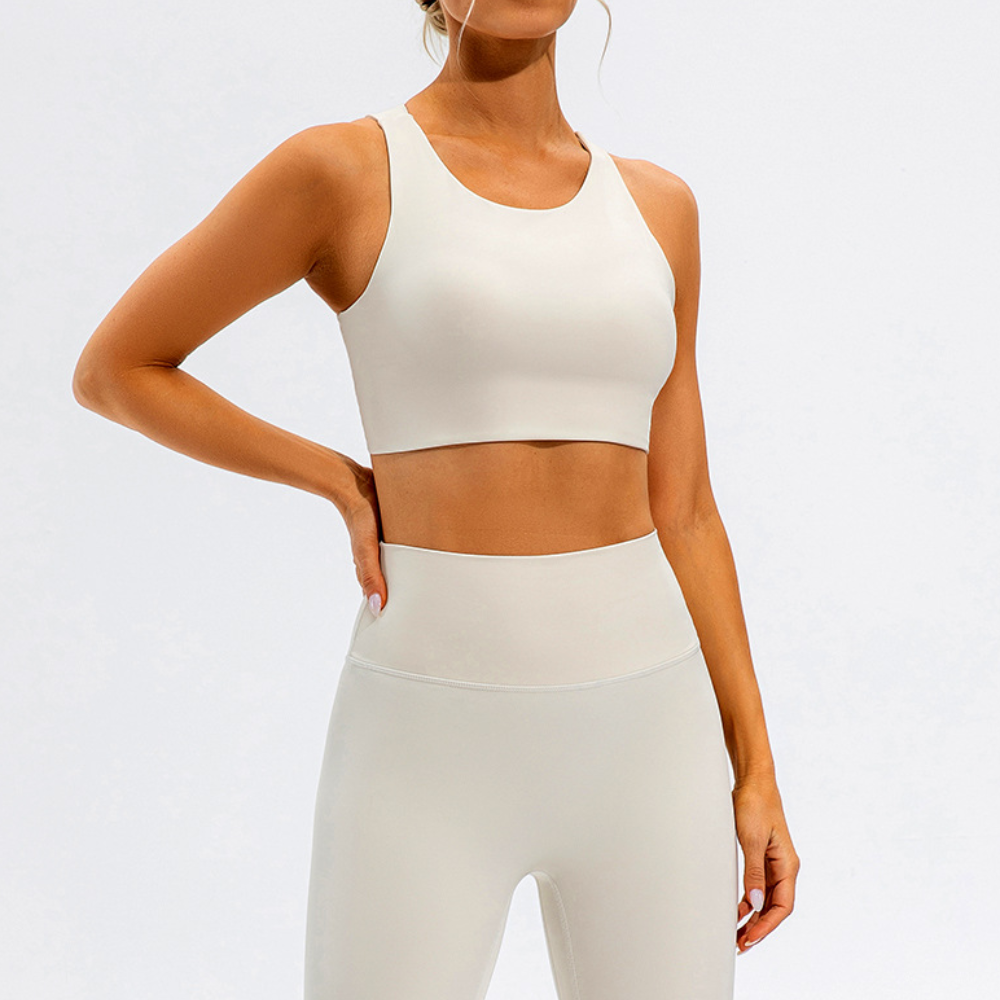 'Sophia' Asymmetric Back Sports Bra
