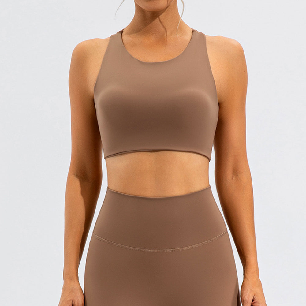 'Sophia' Asymmetric Back Sports Bra