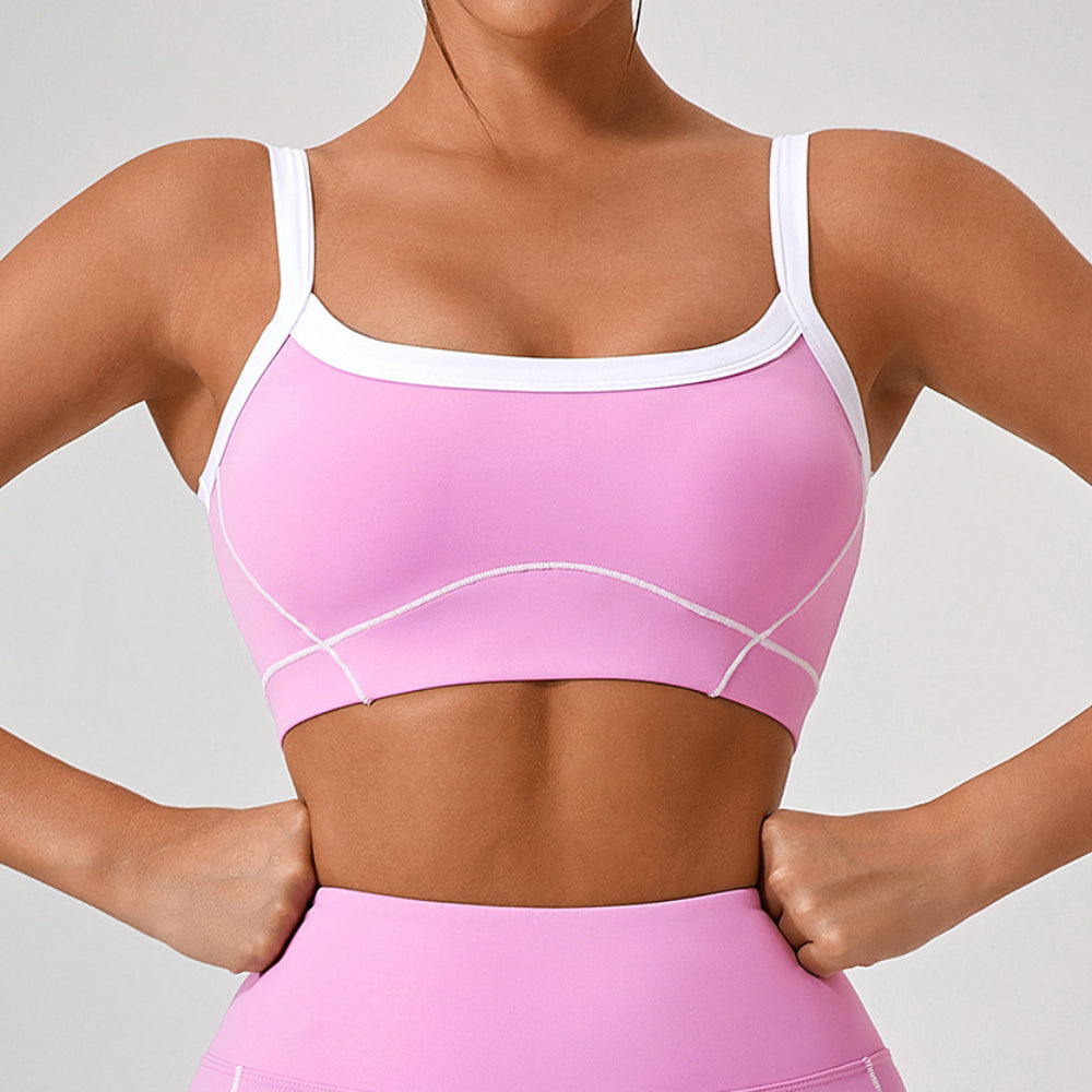 'Mia' Wide Strap Scoop Bra