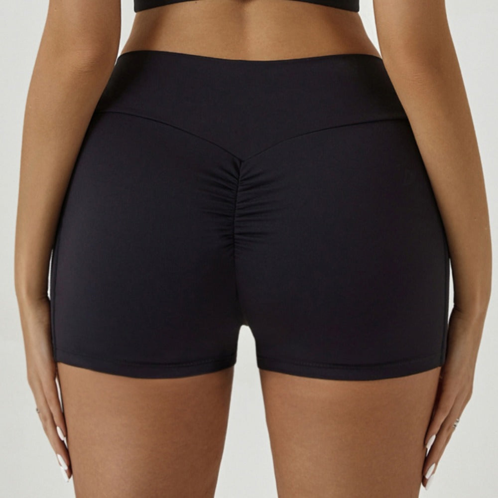 'Amelia' Ruched Scrunch Short with Pockets