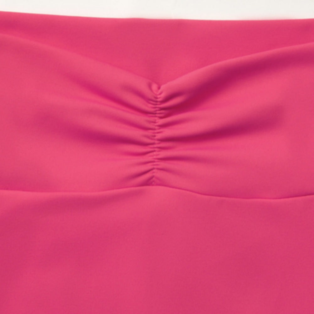 'Amelia' Ruched Scrunch Short with Pockets