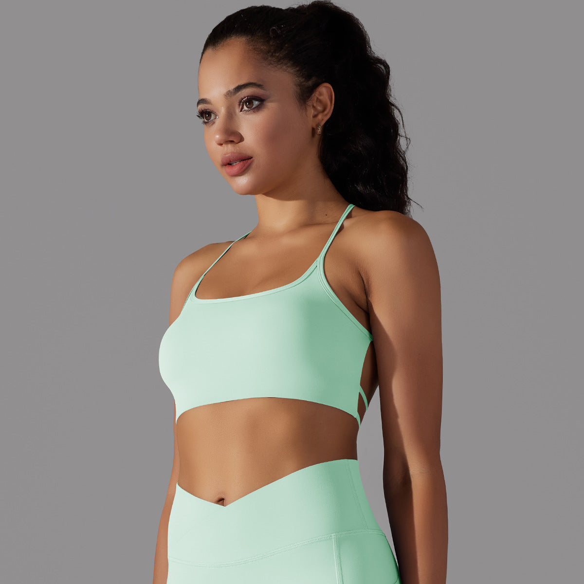 'Ava' Open Back Longline Bra
