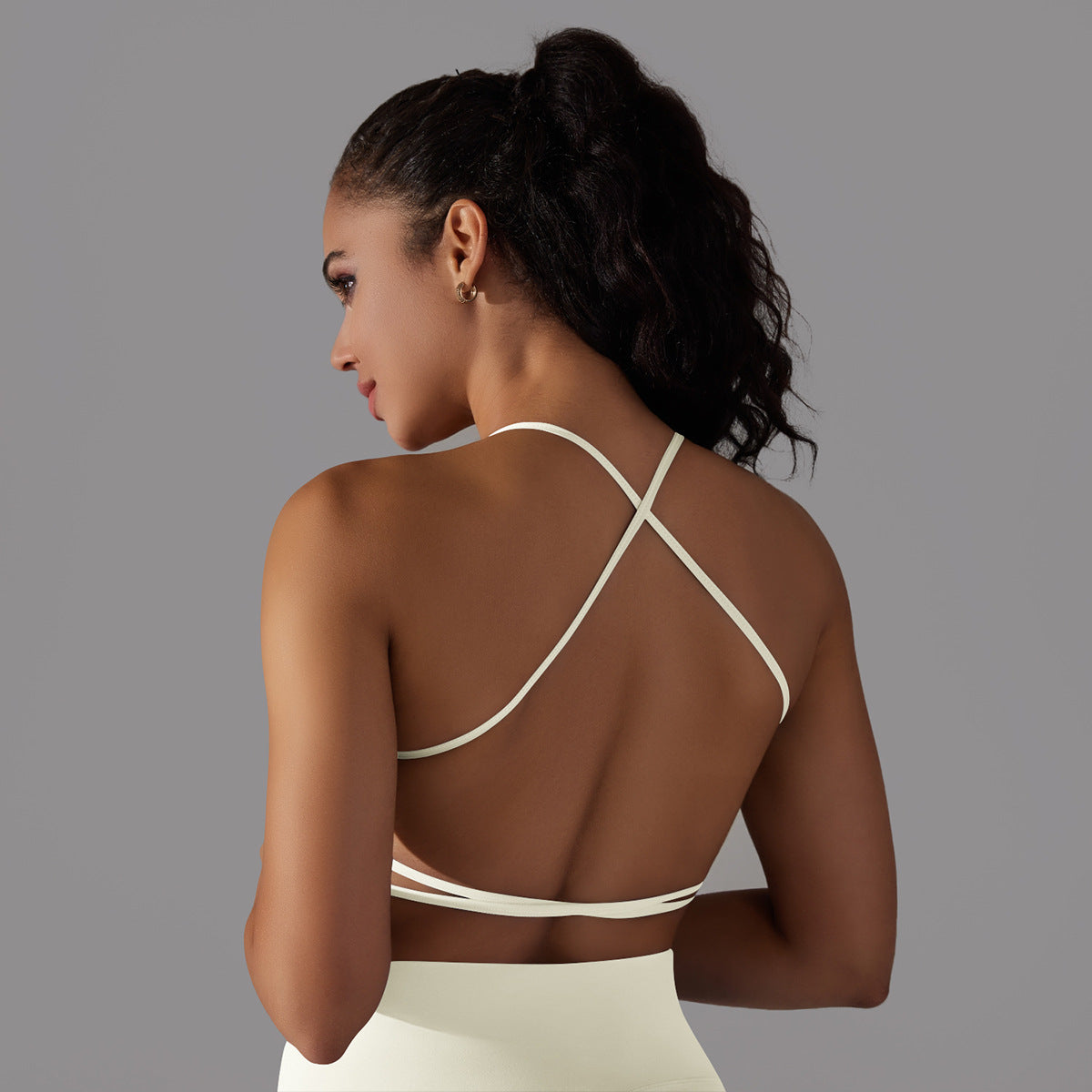 'Ava' Open Back Longline Bra