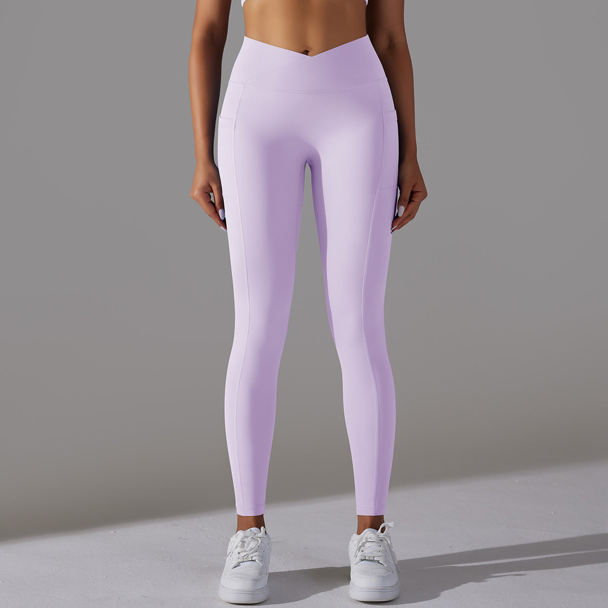 'Ava' Crossover Scrunch Leggings