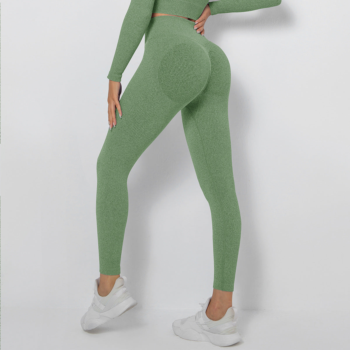 'Evelyn' Seamless Ribbed Leggings