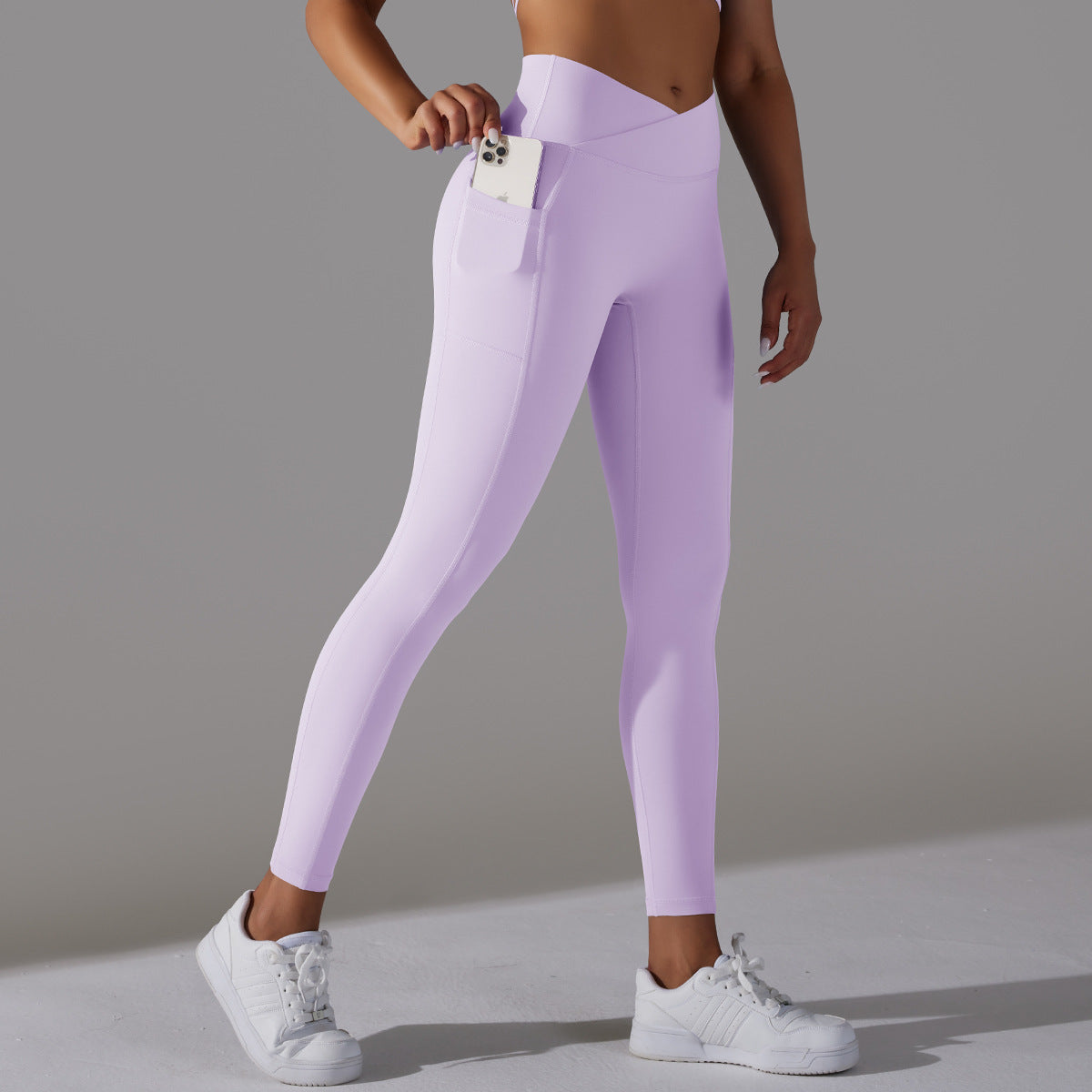 'Ava' Crossover Scrunch Leggings