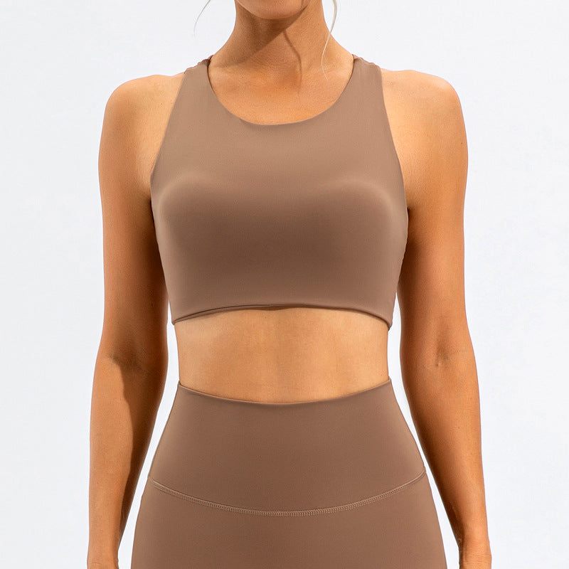 'Sophia' Asymmetric Back Sports Bra