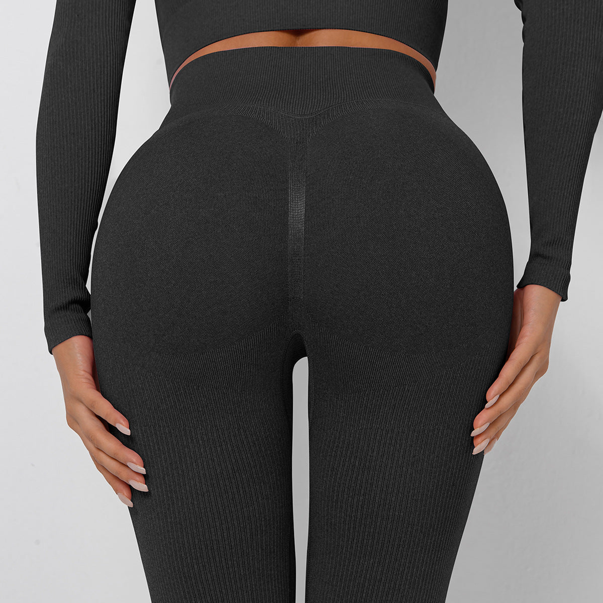 'Evelyn' Seamless Ribbed Leggings