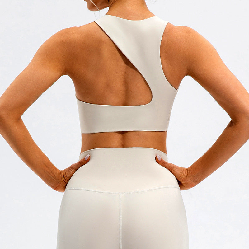 'Sophia' Asymmetric Back Sports Bra