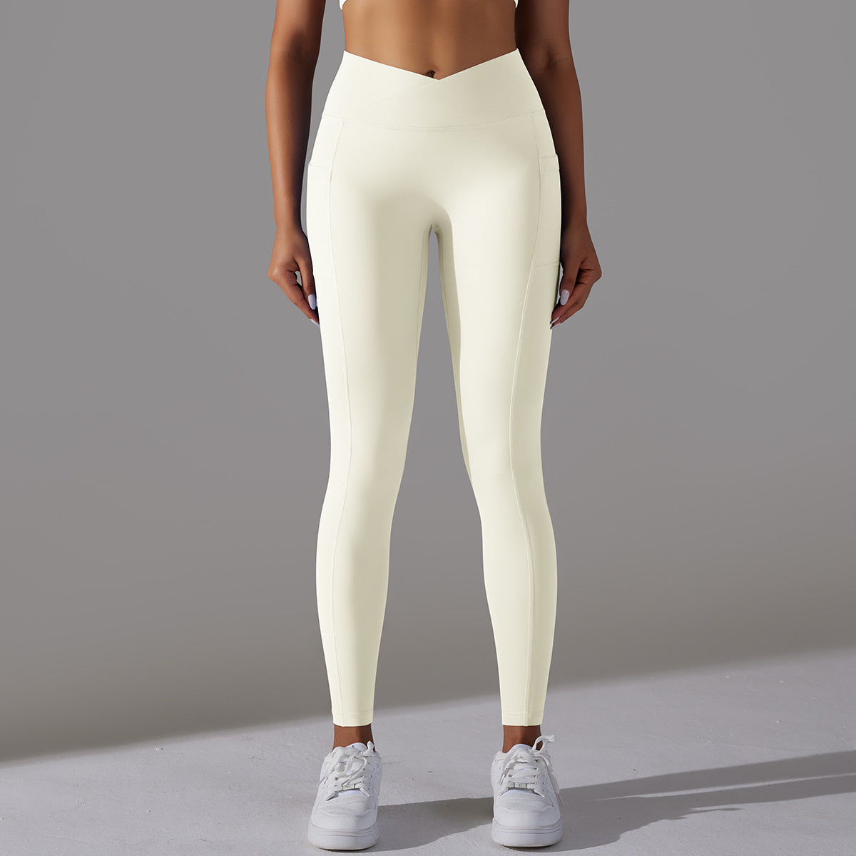 'Ava' Crossover Scrunch Leggings
