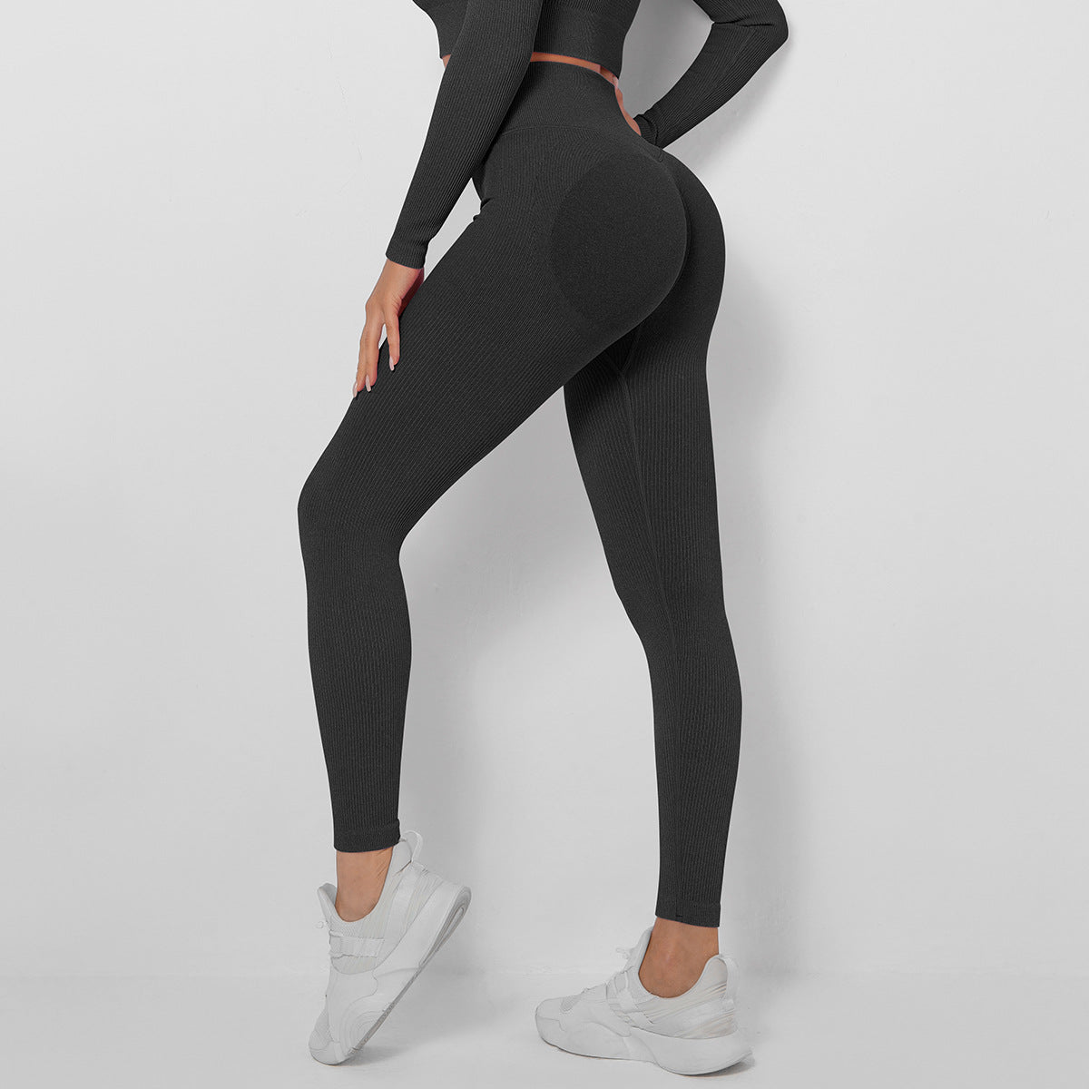 'Evelyn' Seamless Ribbed Leggings