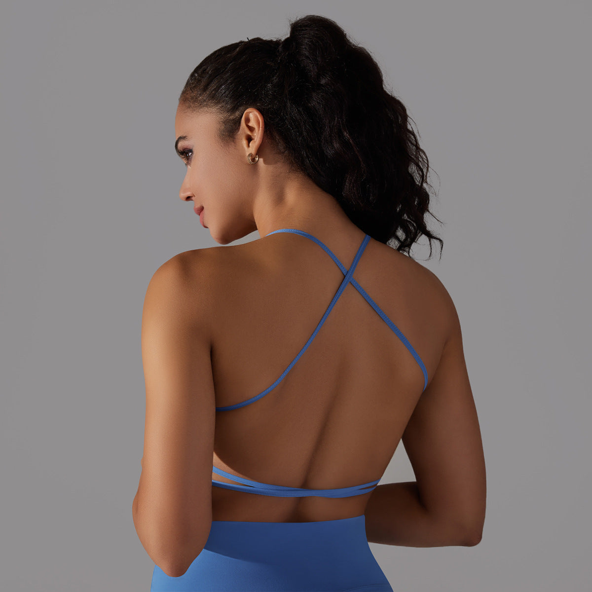 'Ava' Open Back Longline Bra