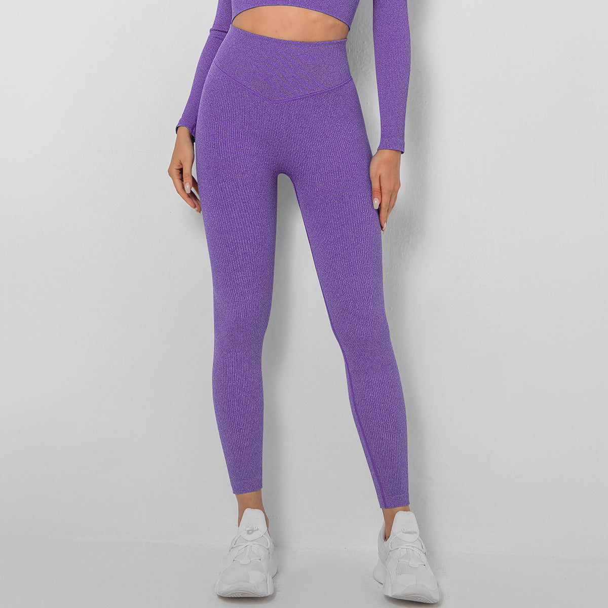 'Evelyn' Seamless Ribbed Leggings