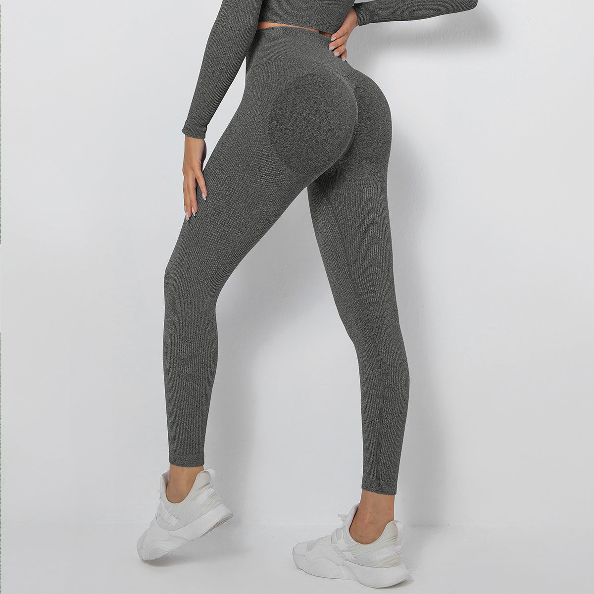 'Evelyn' Seamless Ribbed Leggings