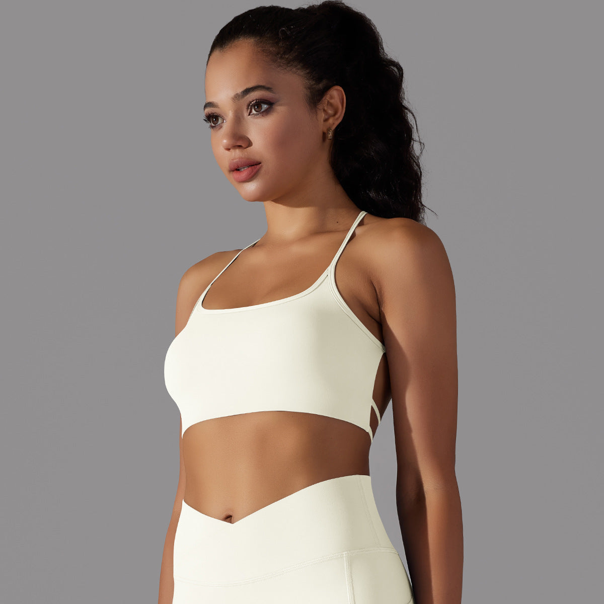 'Ava' Open Back Longline Bra