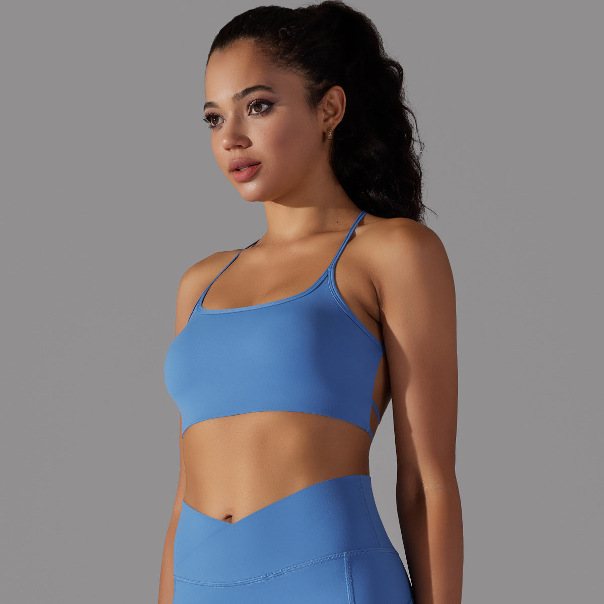 'Ava' Open Back Longline Bra