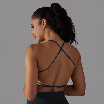 'Ava' Open Back Longline Bra