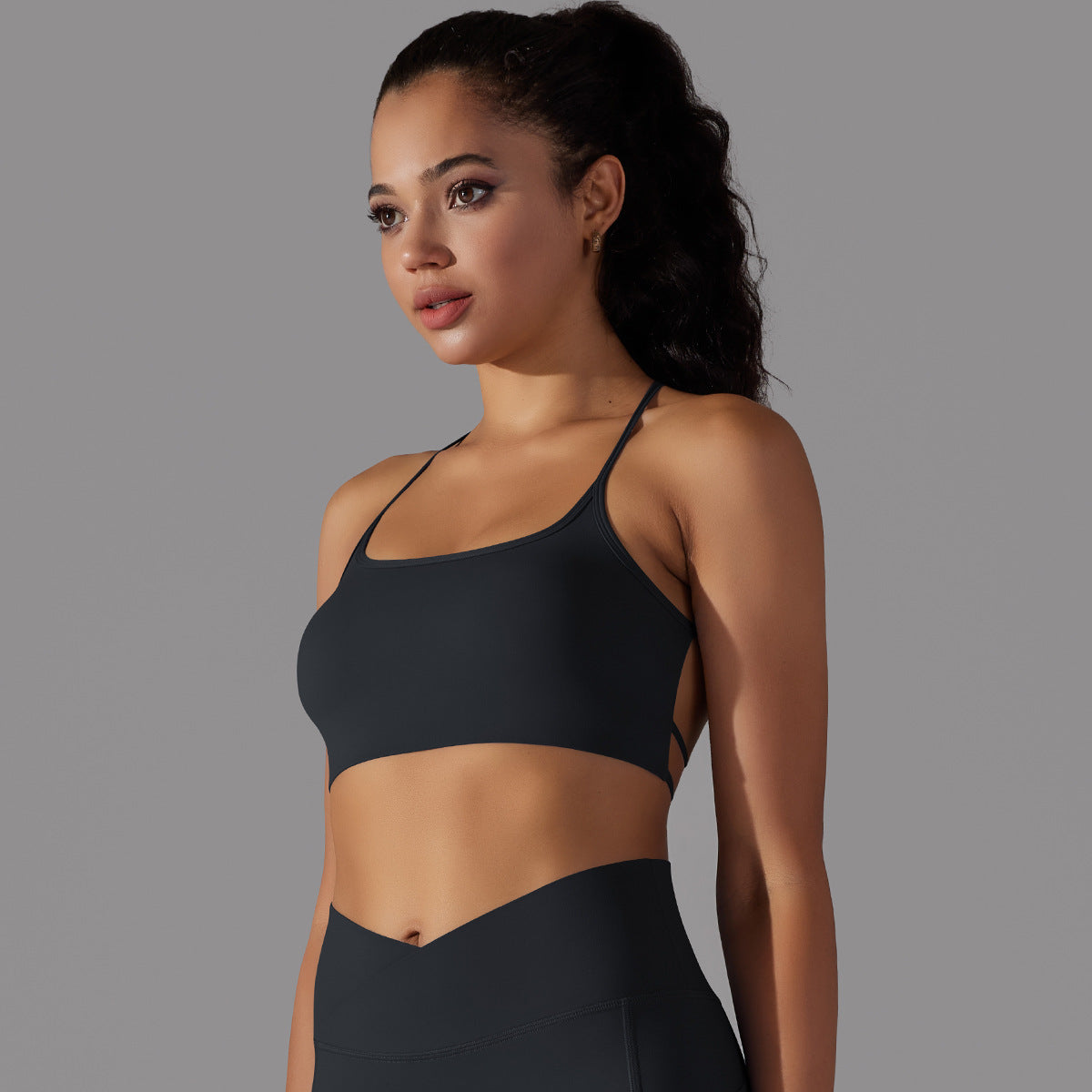 'Ava' Open Back Longline Bra