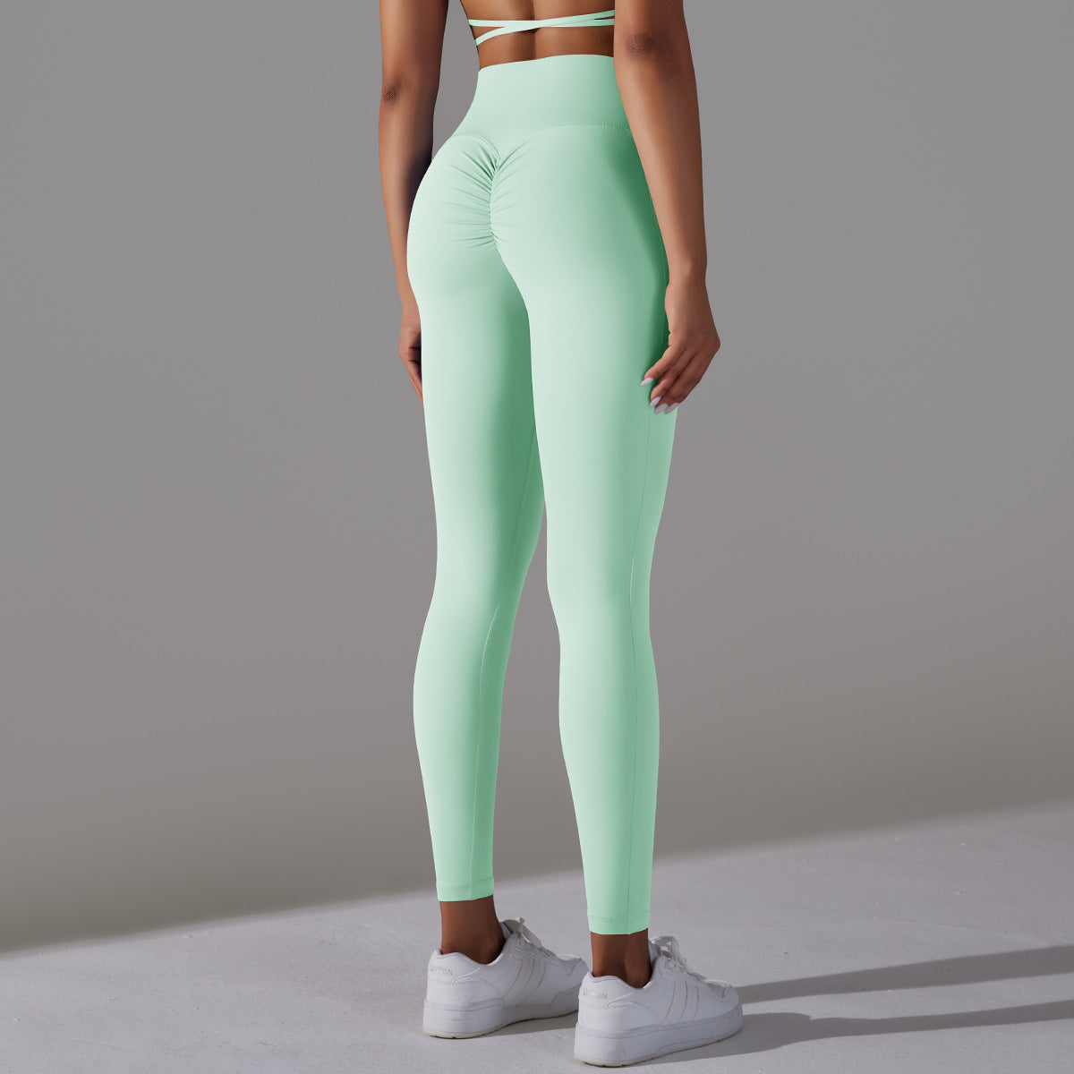 'Ava' Crossover Scrunch Leggings