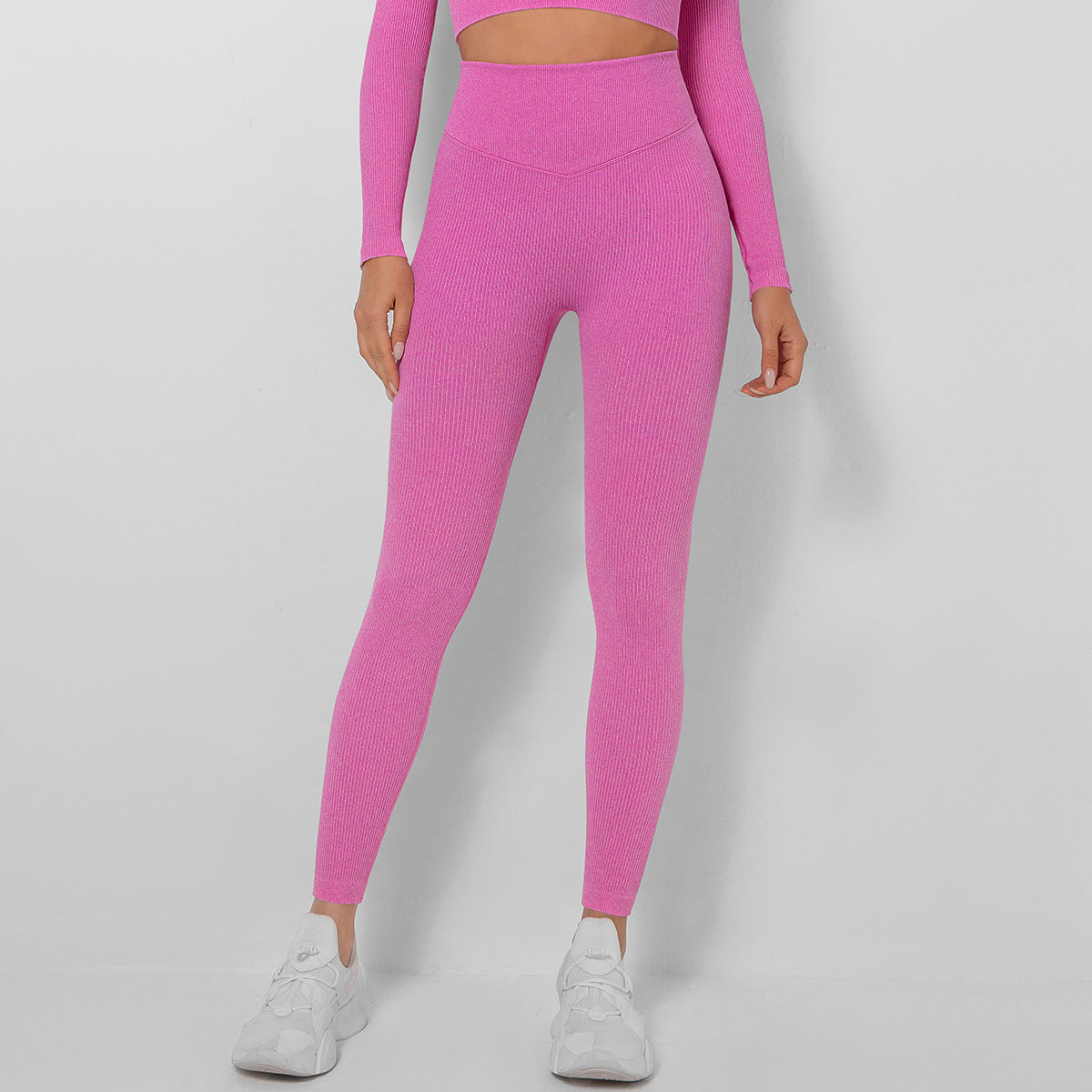 'Evelyn' Seamless Ribbed Leggings