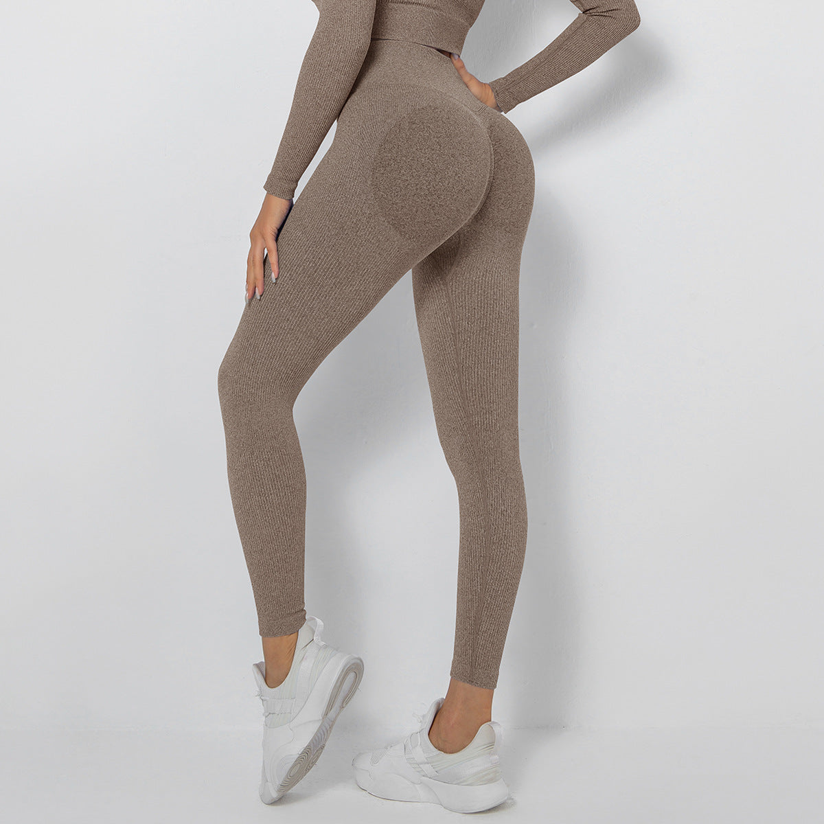 'Evelyn' Seamless Ribbed Leggings