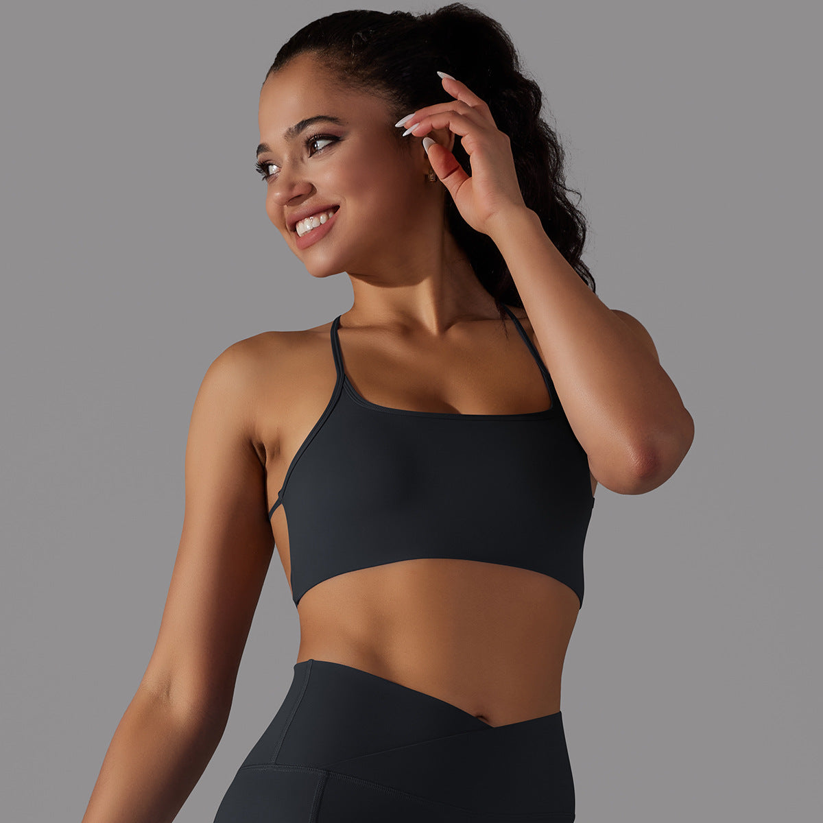 'Ava' Open Back Longline Bra