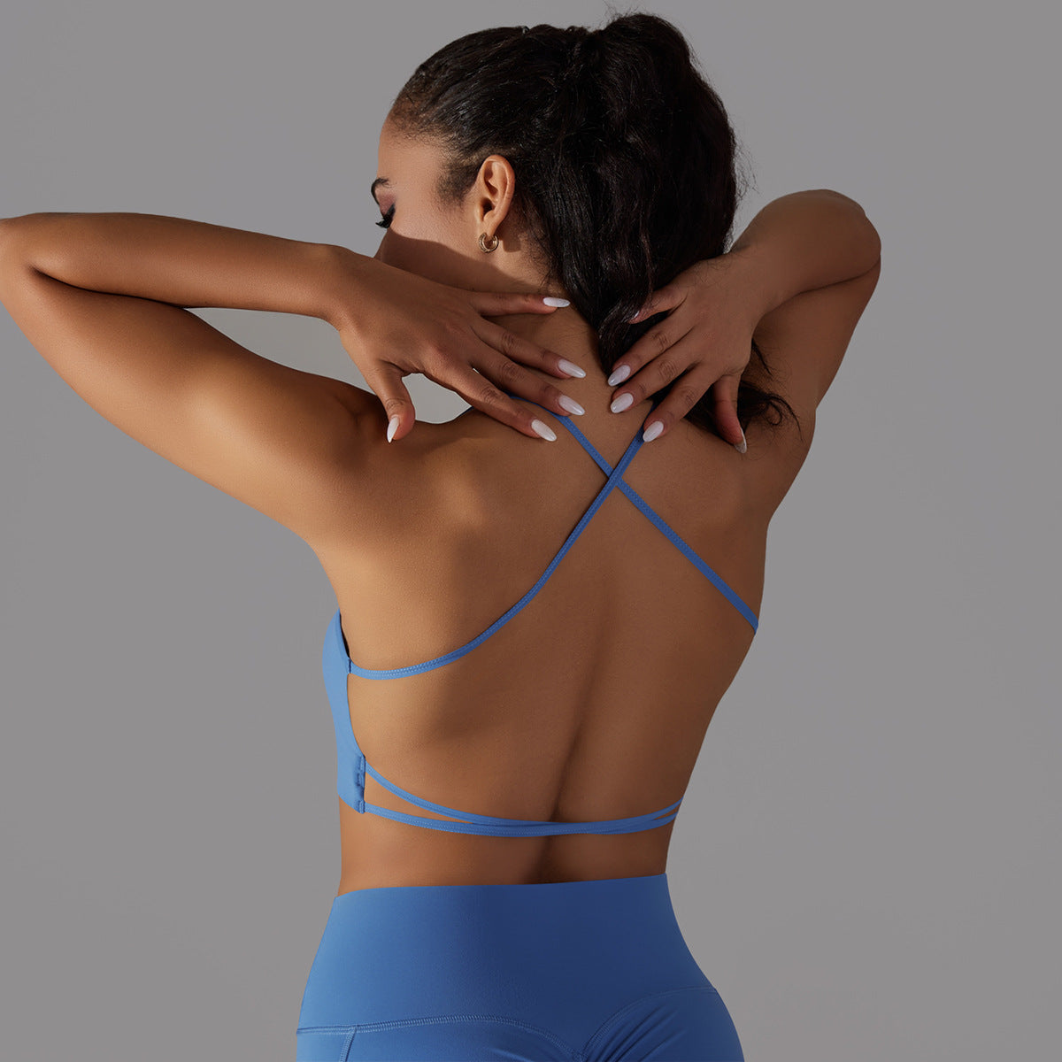 'Ava' Open Back Longline Bra