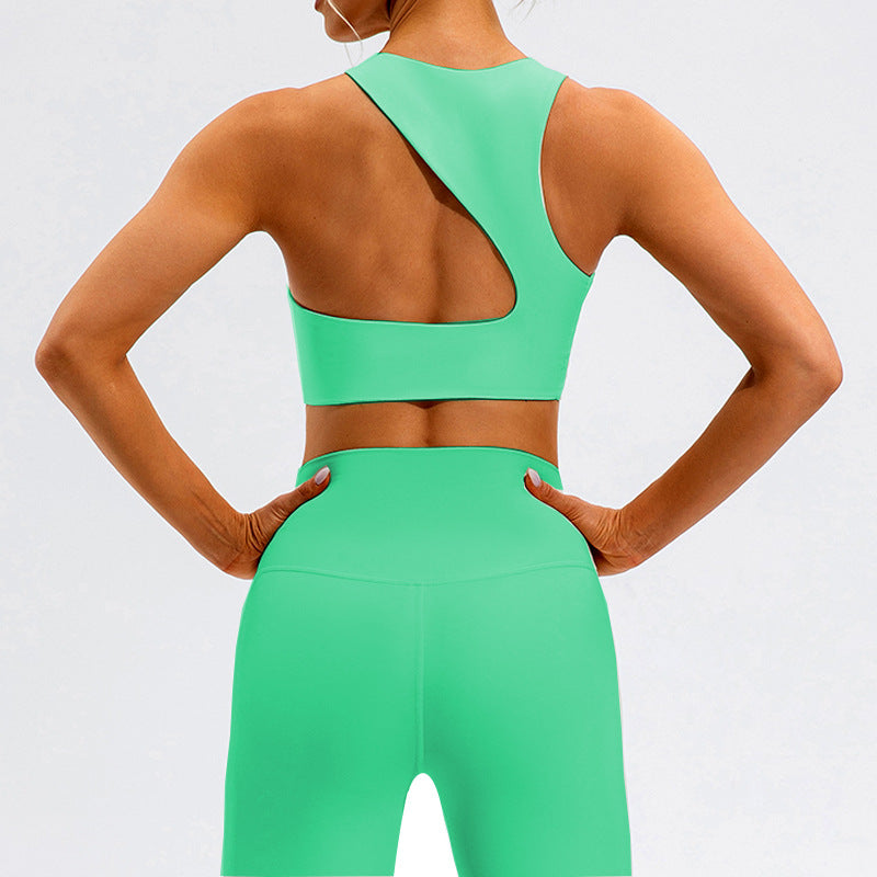 'Sophia' Asymmetric Back Sports Bra