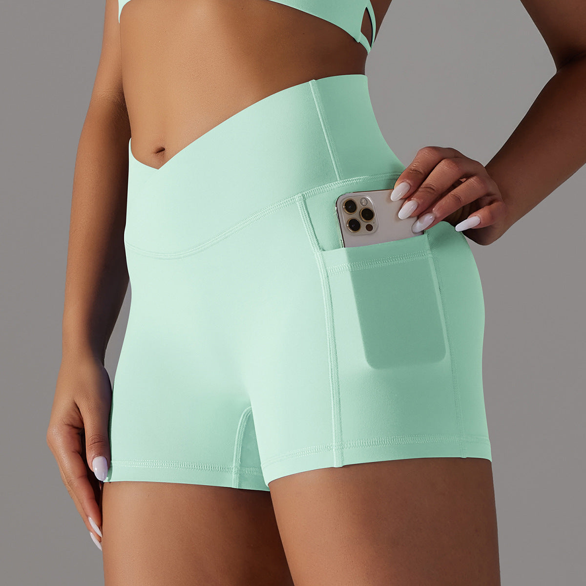 'Ava' Crossover Scrunch Short