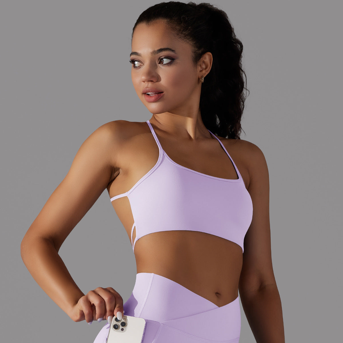 'Ava' Open Back Longline Bra