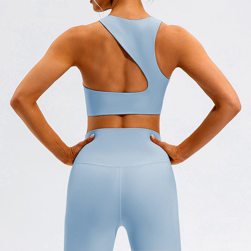 'Sophia' Asymmetric Back Sports Bra