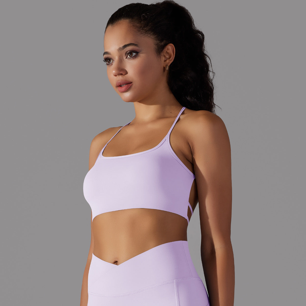 'Ava' Open Back Longline Bra