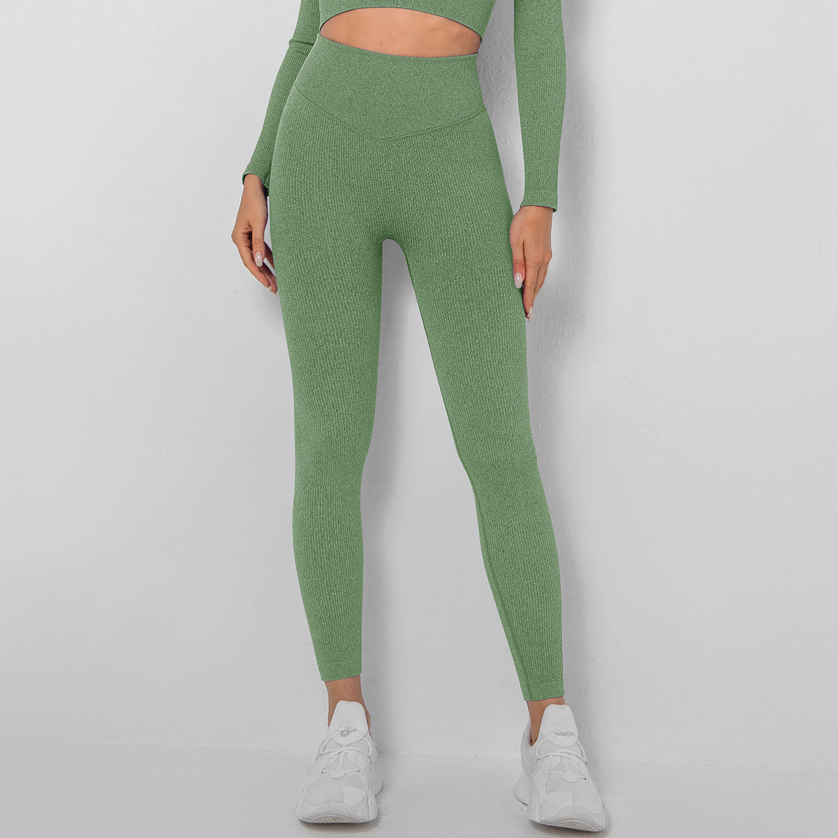 'Evelyn' Seamless Ribbed Leggings