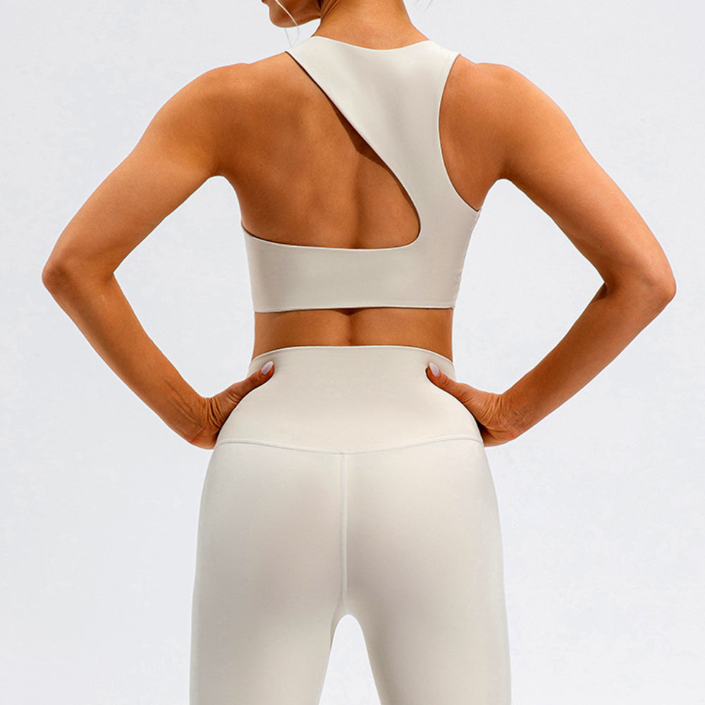 'Sophia' Asymmetric Back Sports Bra