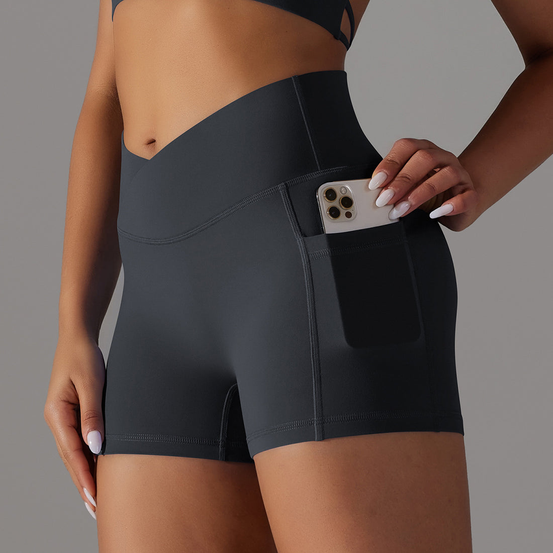 'Ava' Crossover Scrunch Short