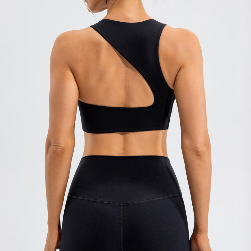 'Sophia' Asymmetric Back Sports Bra