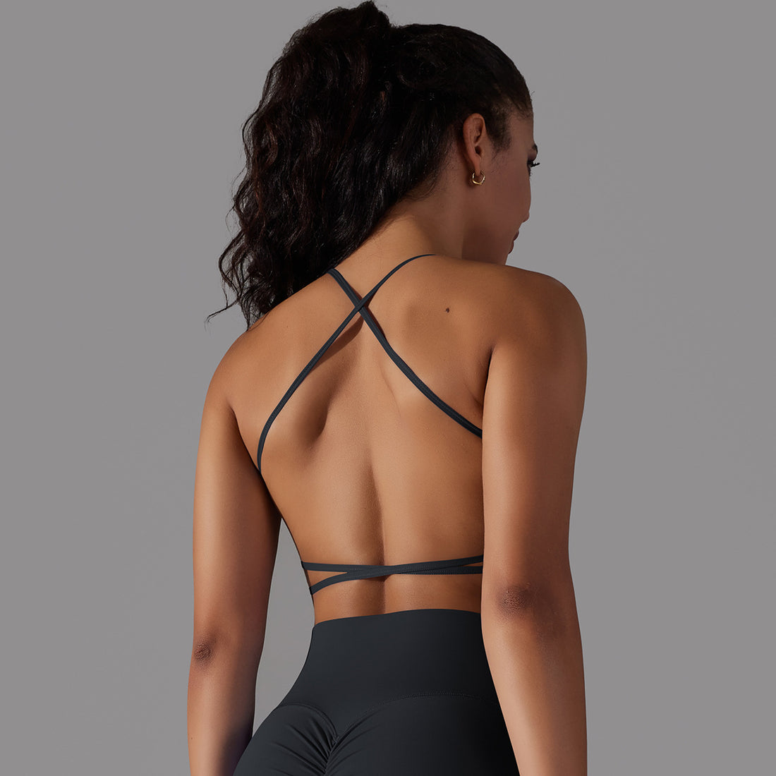 'Ava' Open Back Longline Bra