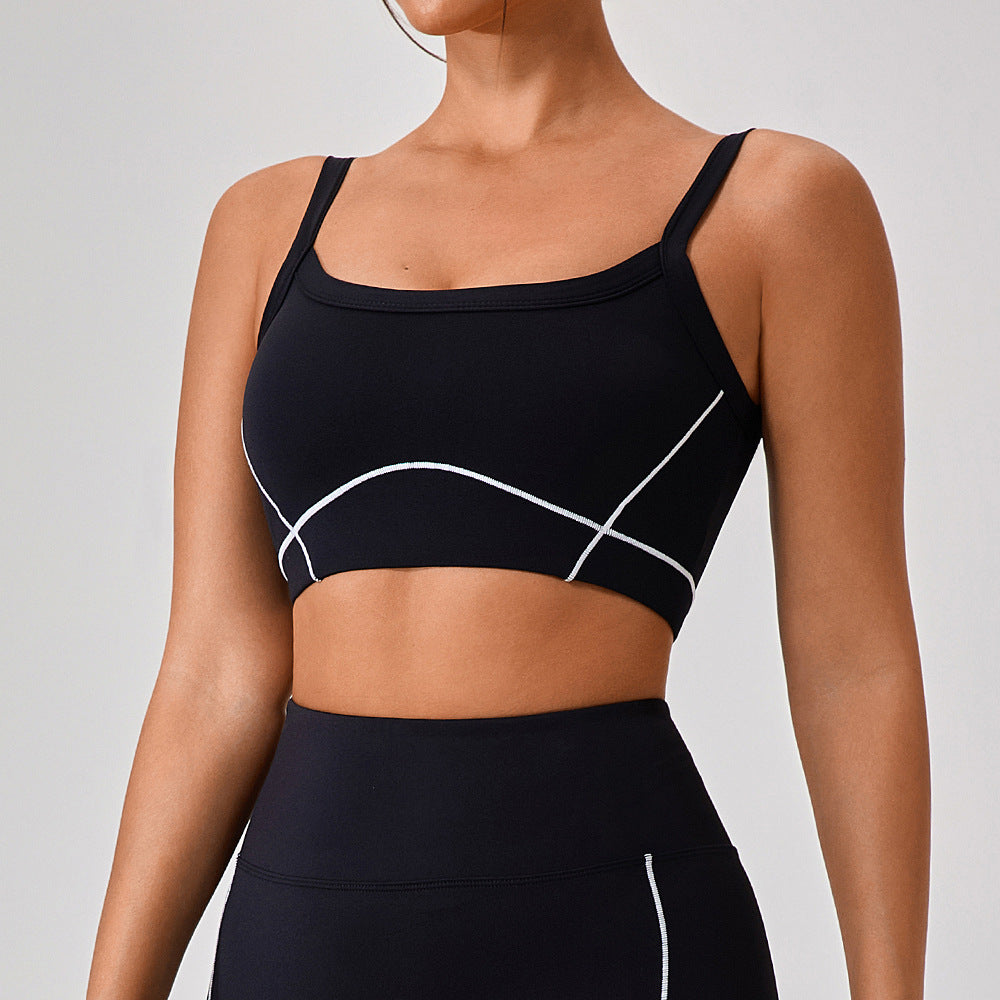 'Mia' Wide Strap Scoop Bra