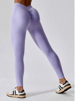 Seamless Marl Back V Scrunch Leggings