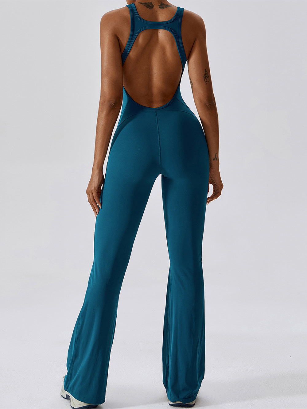 Affordfit Limitless Luxe Open Back Jumpsuit - Cobalt Blue