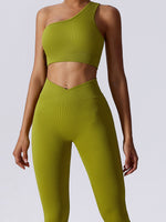 Live in Rib Asymmetrical Bra