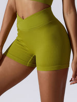 Live in Rib 3" Crossover Gym Short