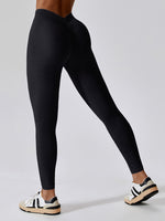 Seamless Marl Back V Scrunch Leggings