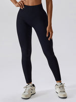 Seamless Rib Tummy Control Yoga Leggings