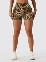 Leopard Butt Lifting Yoga Shorts
