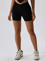 Back V Pocket Srcunch Yoga Shorts